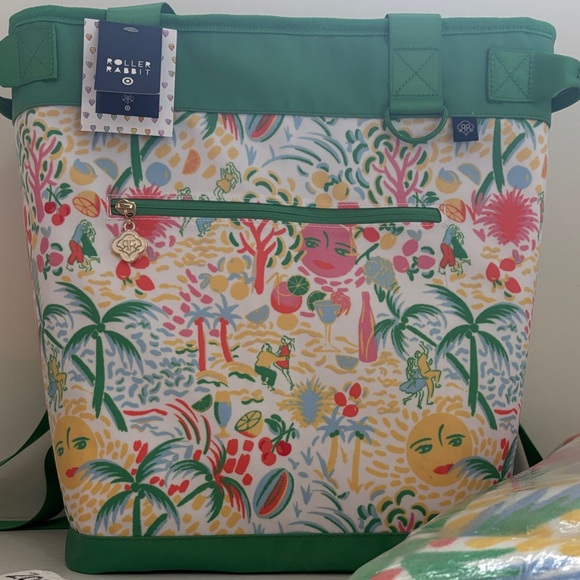 Roller Rabbit x Target cooler tote - Picture 3 of 5